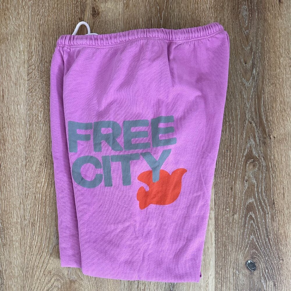 Pink/Purple Freecity Sweatpants Size XS- Small Flaw